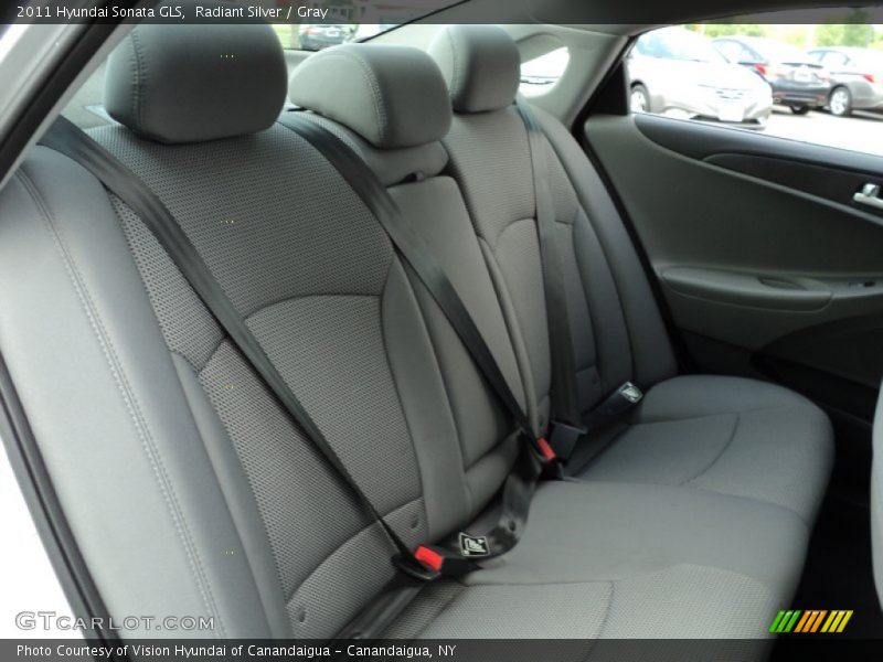 Radiant Silver / Gray 2011 Hyundai Sonata GLS