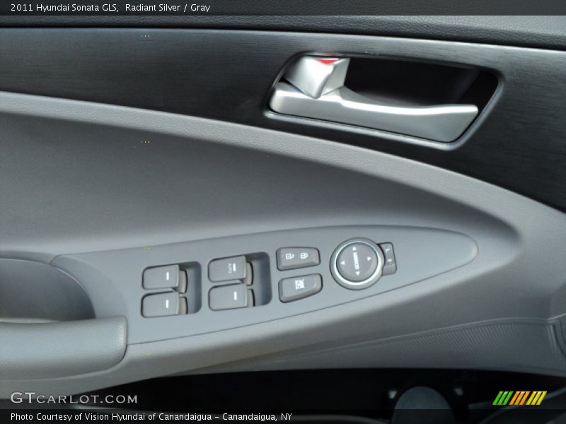 Radiant Silver / Gray 2011 Hyundai Sonata GLS
