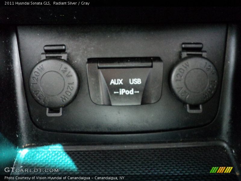 Radiant Silver / Gray 2011 Hyundai Sonata GLS