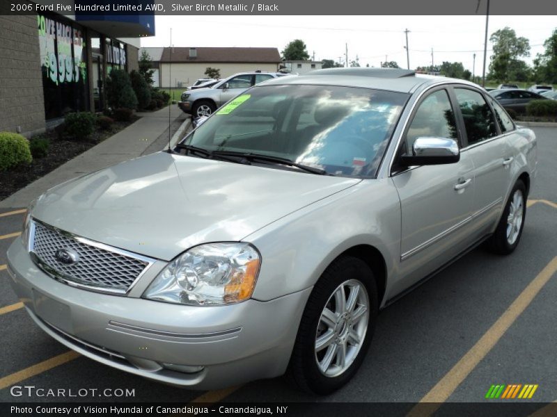 Silver Birch Metallic / Black 2006 Ford Five Hundred Limited AWD