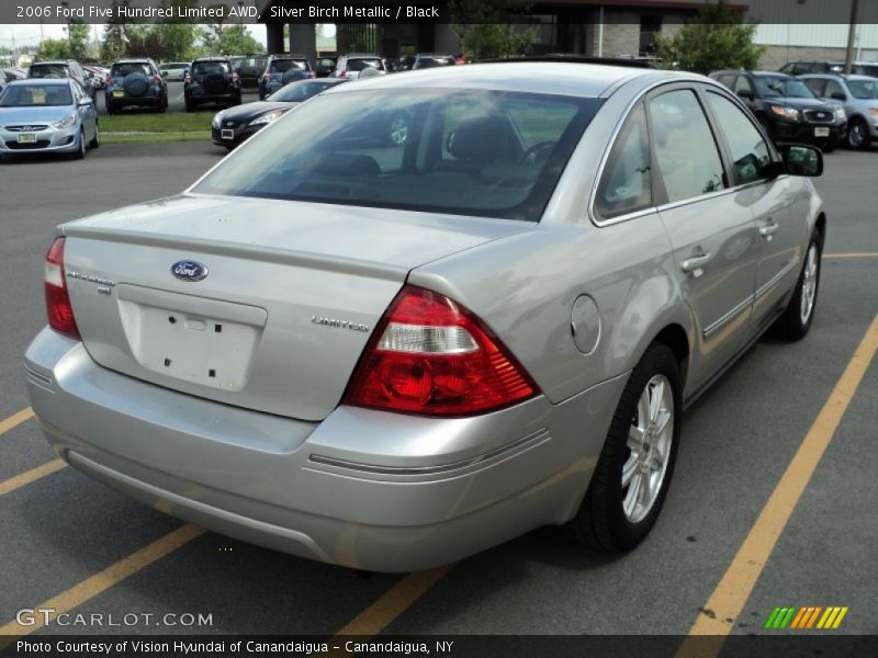 Silver Birch Metallic / Black 2006 Ford Five Hundred Limited AWD