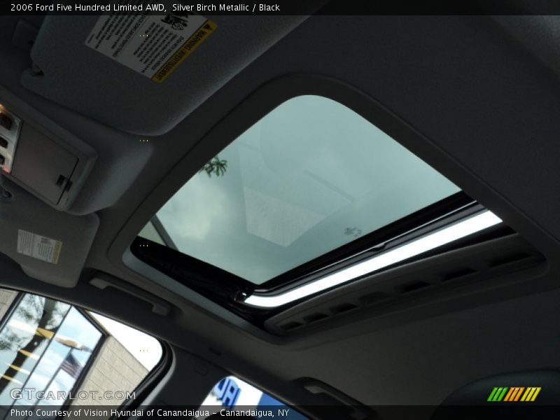 Silver Birch Metallic / Black 2006 Ford Five Hundred Limited AWD