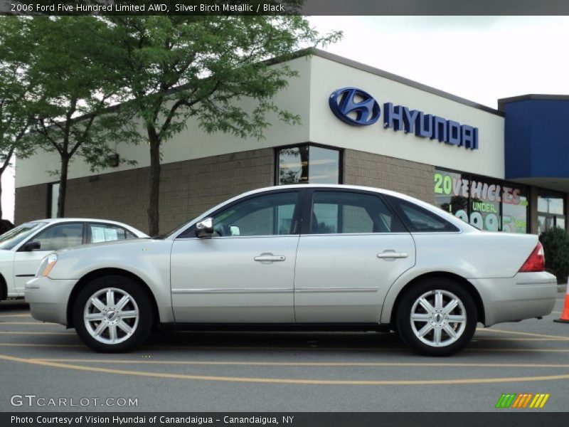 Silver Birch Metallic / Black 2006 Ford Five Hundred Limited AWD