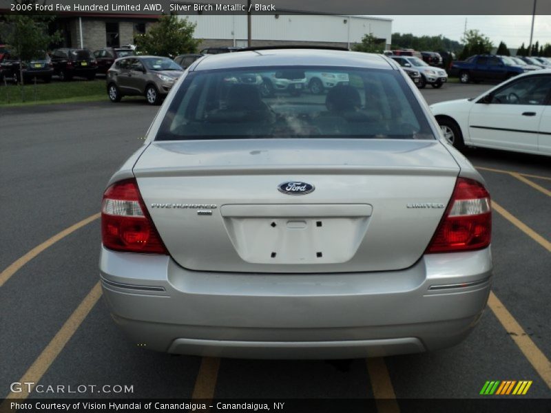 Silver Birch Metallic / Black 2006 Ford Five Hundred Limited AWD