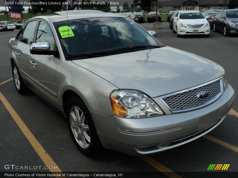 Silver Birch Metallic / Black 2006 Ford Five Hundred Limited AWD