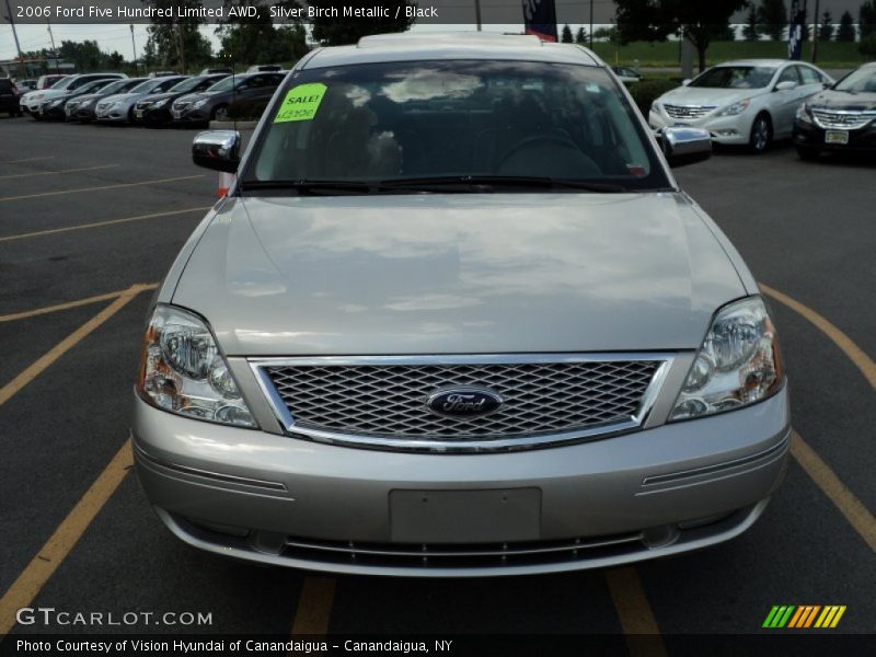 Silver Birch Metallic / Black 2006 Ford Five Hundred Limited AWD