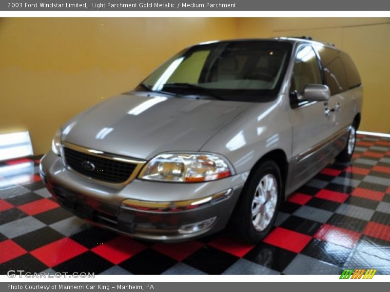 Light Parchment Gold Metallic / Medium Parchment 2003 Ford Windstar Limited