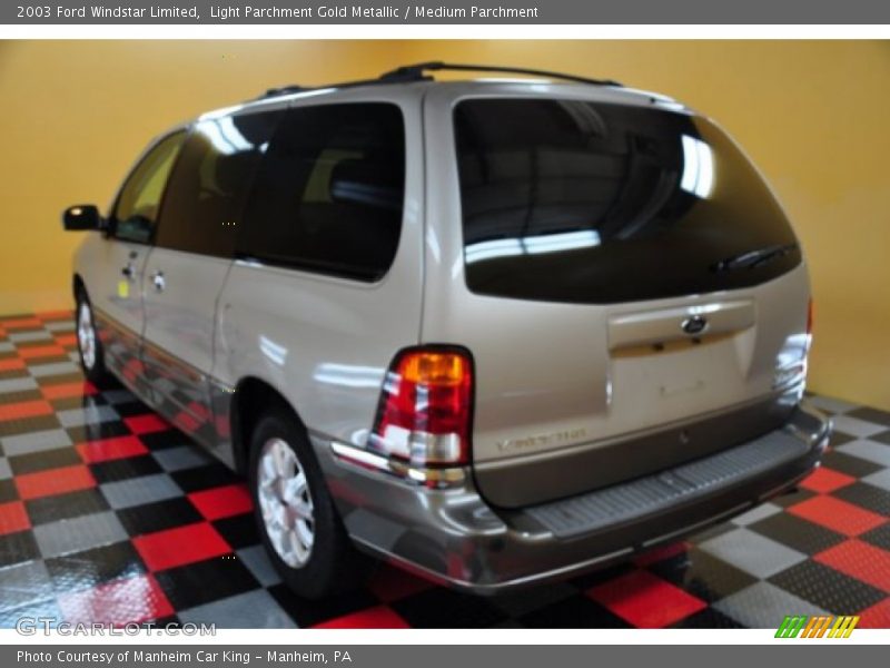 Light Parchment Gold Metallic / Medium Parchment 2003 Ford Windstar Limited