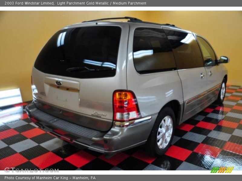 Light Parchment Gold Metallic / Medium Parchment 2003 Ford Windstar Limited