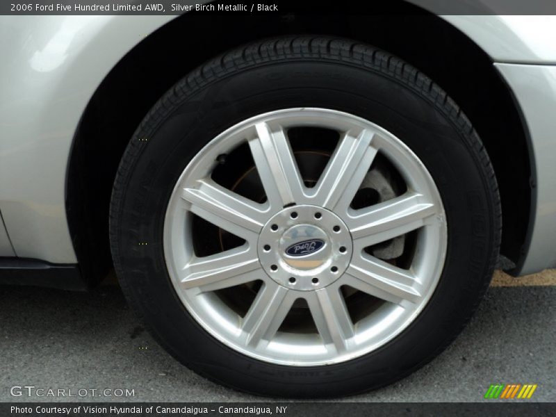 Silver Birch Metallic / Black 2006 Ford Five Hundred Limited AWD