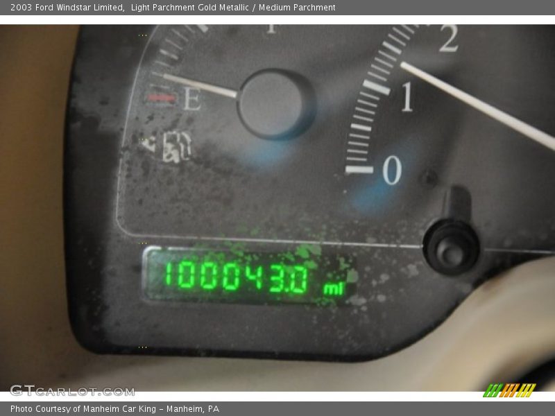 Light Parchment Gold Metallic / Medium Parchment 2003 Ford Windstar Limited