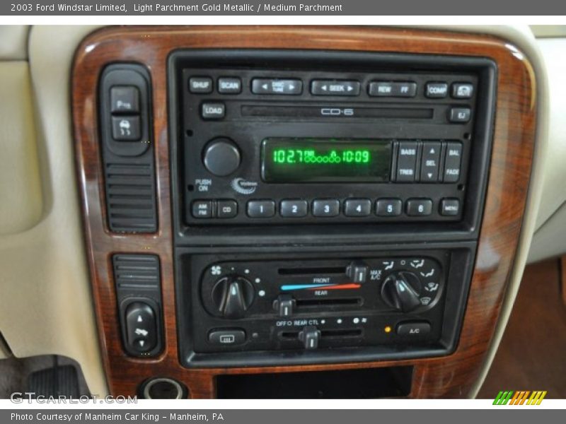 Controls of 2003 Windstar Limited