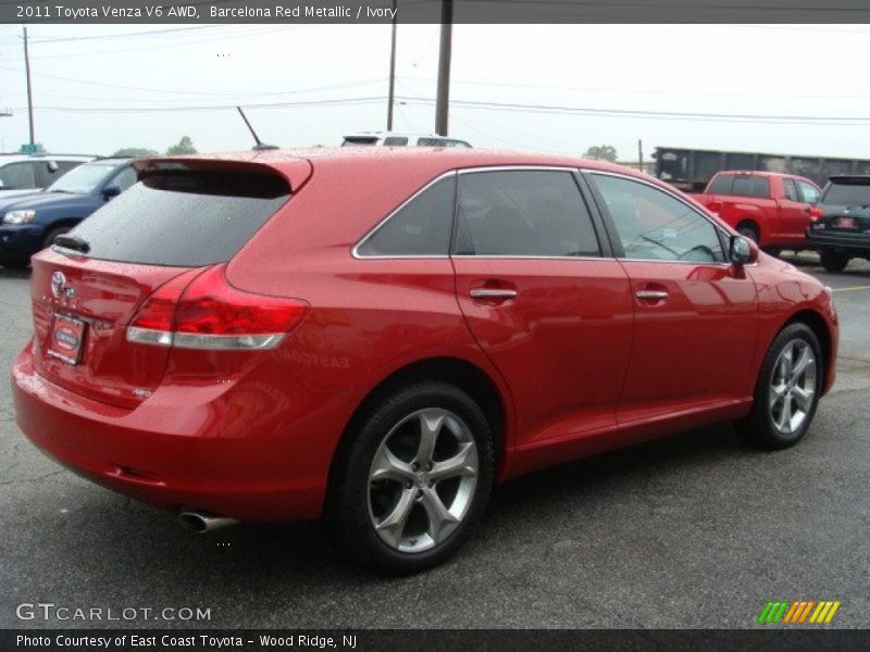 Barcelona Red Metallic / Ivory 2011 Toyota Venza V6 AWD