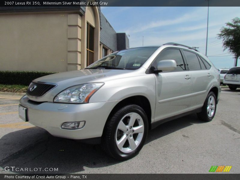 Millennium Silver Metallic / Light Gray 2007 Lexus RX 350