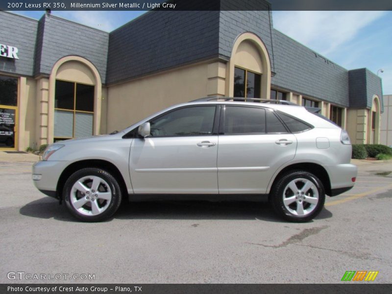 Millennium Silver Metallic / Light Gray 2007 Lexus RX 350