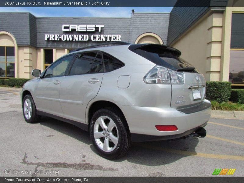 Millennium Silver Metallic / Light Gray 2007 Lexus RX 350