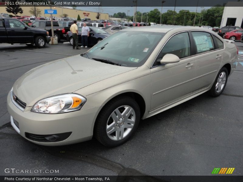 Gold Mist Metallic / Ebony 2011 Chevrolet Impala LT