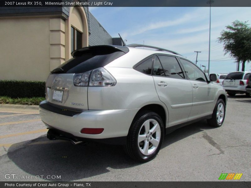 Millennium Silver Metallic / Light Gray 2007 Lexus RX 350