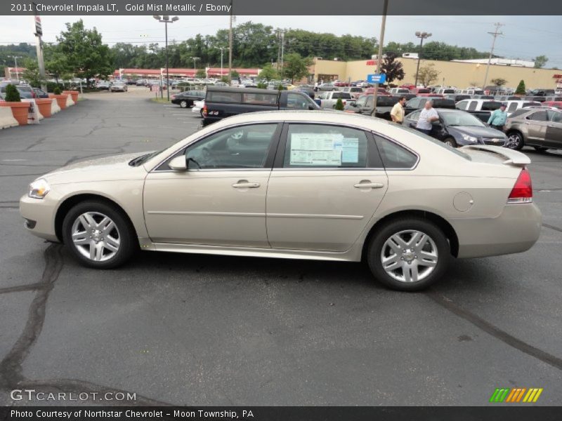Gold Mist Metallic / Ebony 2011 Chevrolet Impala LT