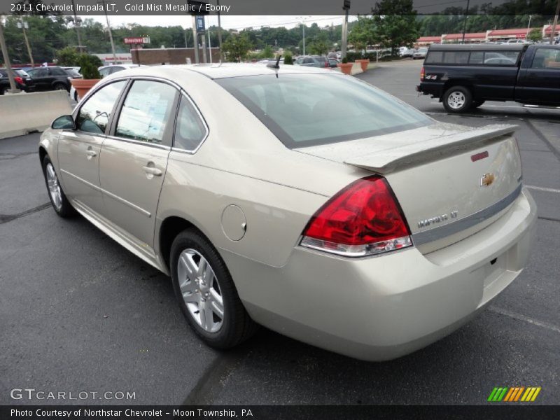 Gold Mist Metallic / Ebony 2011 Chevrolet Impala LT