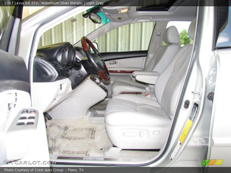 Millennium Silver Metallic / Light Gray 2007 Lexus RX 350