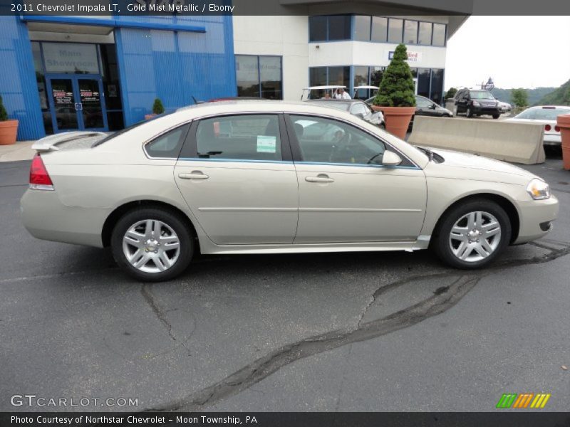 Gold Mist Metallic / Ebony 2011 Chevrolet Impala LT