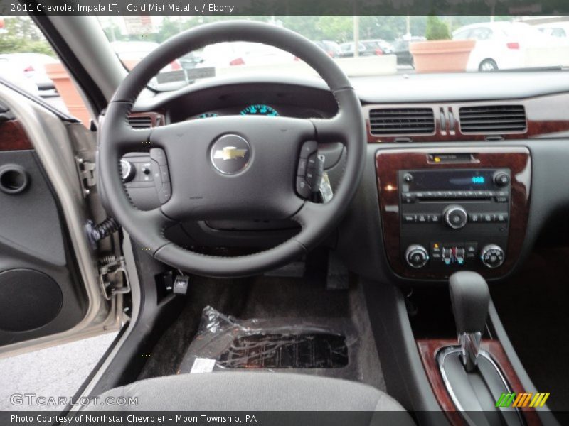 Gold Mist Metallic / Ebony 2011 Chevrolet Impala LT