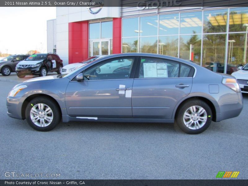 Ocean Gray / Charcoal 2011 Nissan Altima 2.5 S