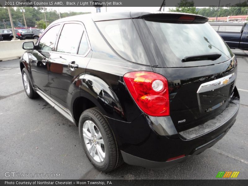 Black / Light Titanium/Jet Black 2011 Chevrolet Equinox LS AWD