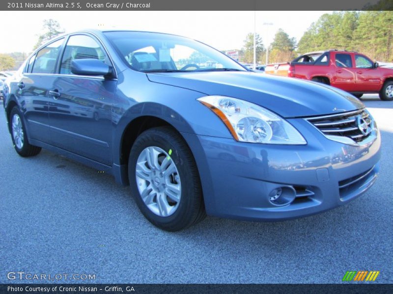 Ocean Gray / Charcoal 2011 Nissan Altima 2.5 S