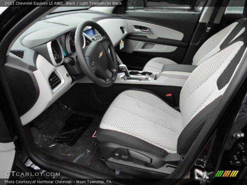 Black / Light Titanium/Jet Black 2011 Chevrolet Equinox LS AWD