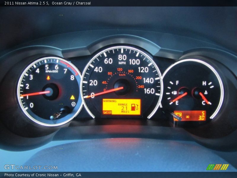 Ocean Gray / Charcoal 2011 Nissan Altima 2.5 S