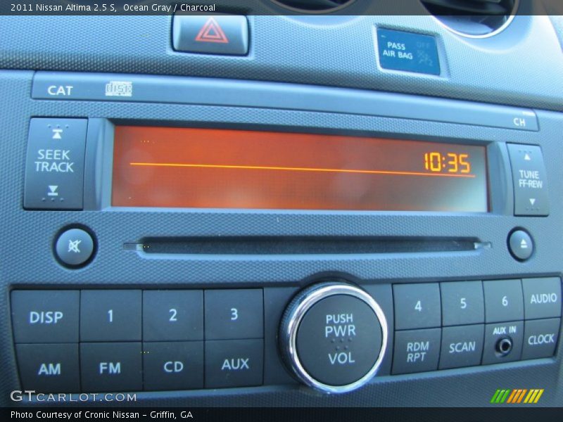 Ocean Gray / Charcoal 2011 Nissan Altima 2.5 S