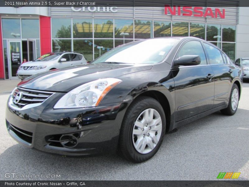 Super Black / Charcoal 2011 Nissan Altima 2.5 S