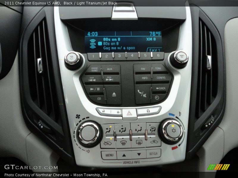 Black / Light Titanium/Jet Black 2011 Chevrolet Equinox LS AWD