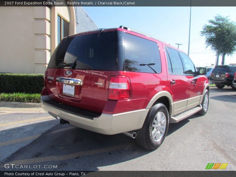 Redfire Metallic / Charcoal Black/Camel 2007 Ford Expedition Eddie Bauer