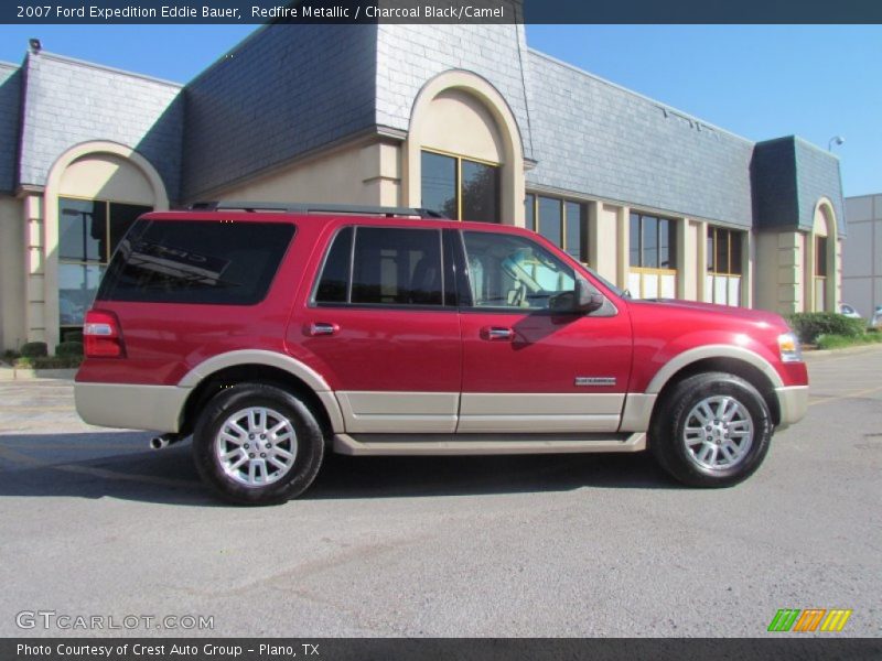 Redfire Metallic / Charcoal Black/Camel 2007 Ford Expedition Eddie Bauer