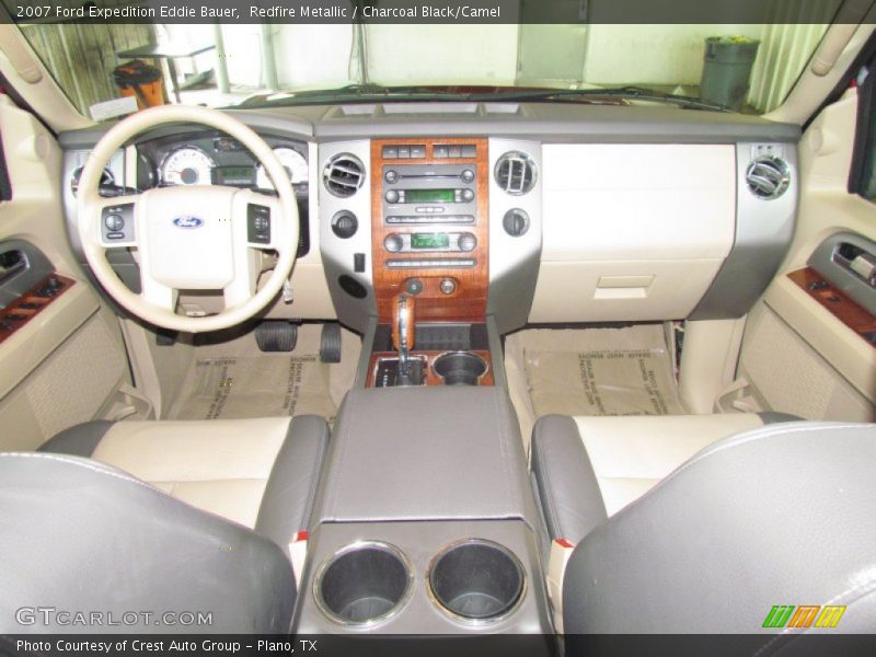 Redfire Metallic / Charcoal Black/Camel 2007 Ford Expedition Eddie Bauer