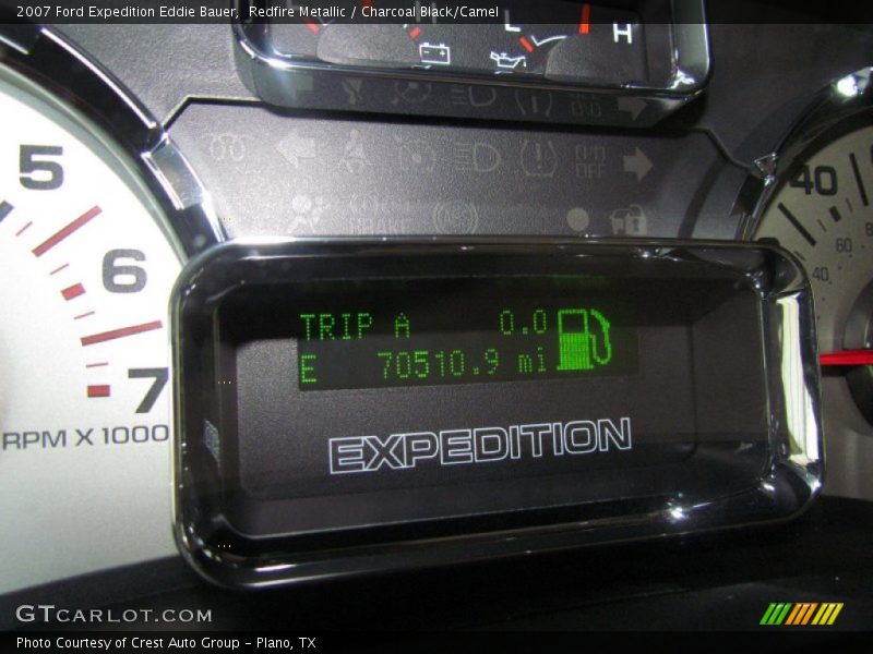 Redfire Metallic / Charcoal Black/Camel 2007 Ford Expedition Eddie Bauer