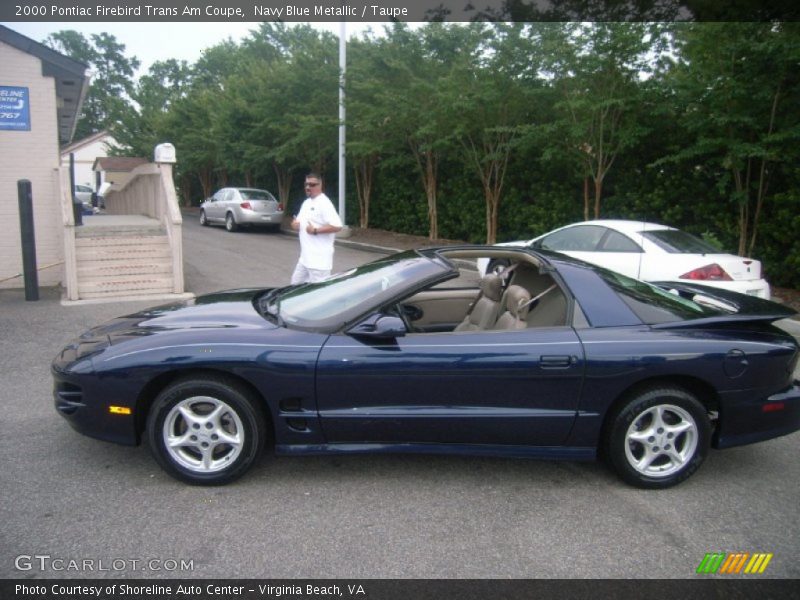 Navy Blue Metallic / Taupe 2000 Pontiac Firebird Trans Am Coupe