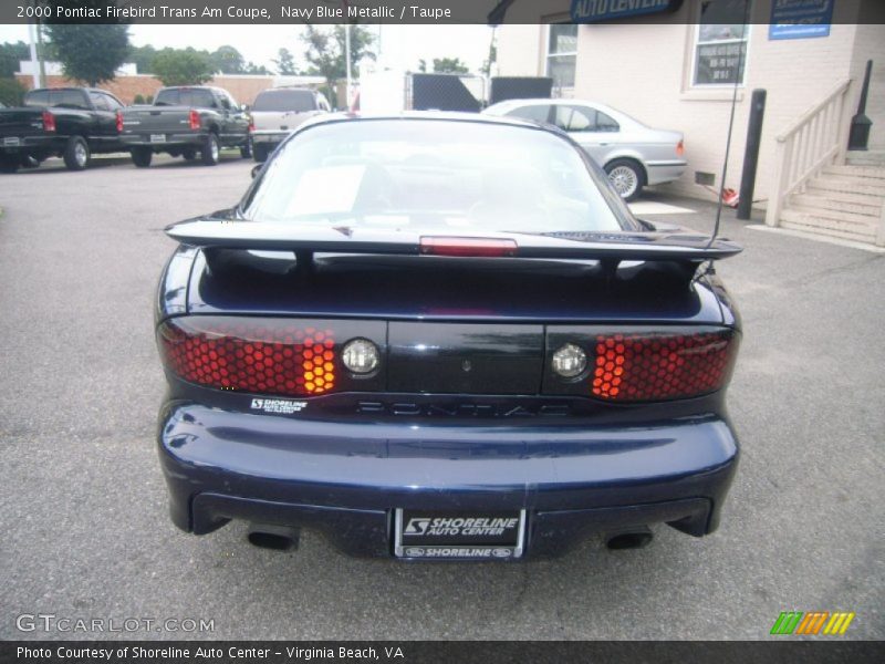 Navy Blue Metallic / Taupe 2000 Pontiac Firebird Trans Am Coupe