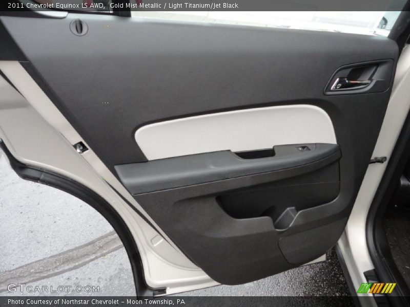 Gold Mist Metallic / Light Titanium/Jet Black 2011 Chevrolet Equinox LS AWD