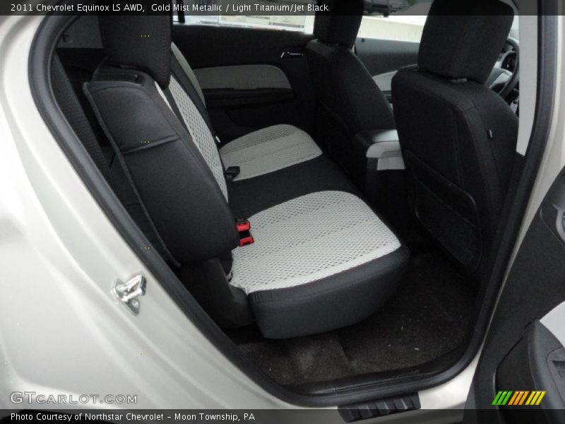 Gold Mist Metallic / Light Titanium/Jet Black 2011 Chevrolet Equinox LS AWD