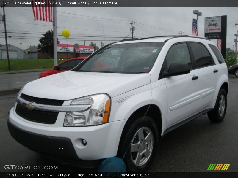 Summit White / Light Cashmere 2005 Chevrolet Equinox LS AWD