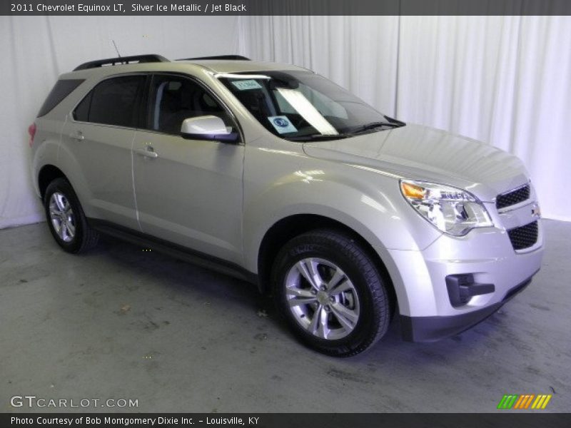 Silver Ice Metallic / Jet Black 2011 Chevrolet Equinox LT