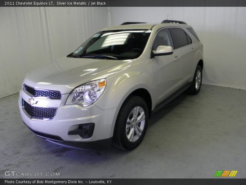 Silver Ice Metallic / Jet Black 2011 Chevrolet Equinox LT