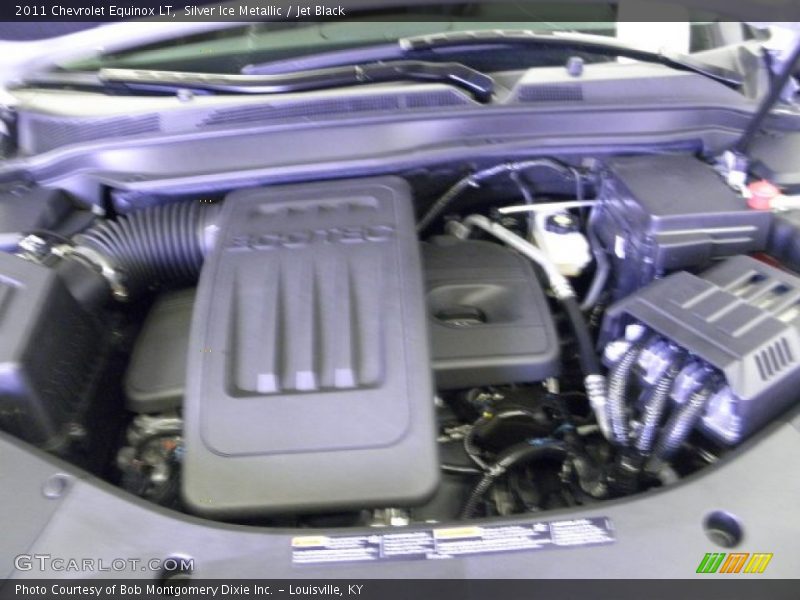 Silver Ice Metallic / Jet Black 2011 Chevrolet Equinox LT