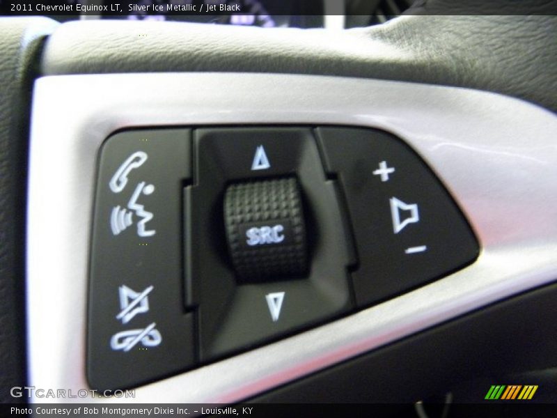 Silver Ice Metallic / Jet Black 2011 Chevrolet Equinox LT