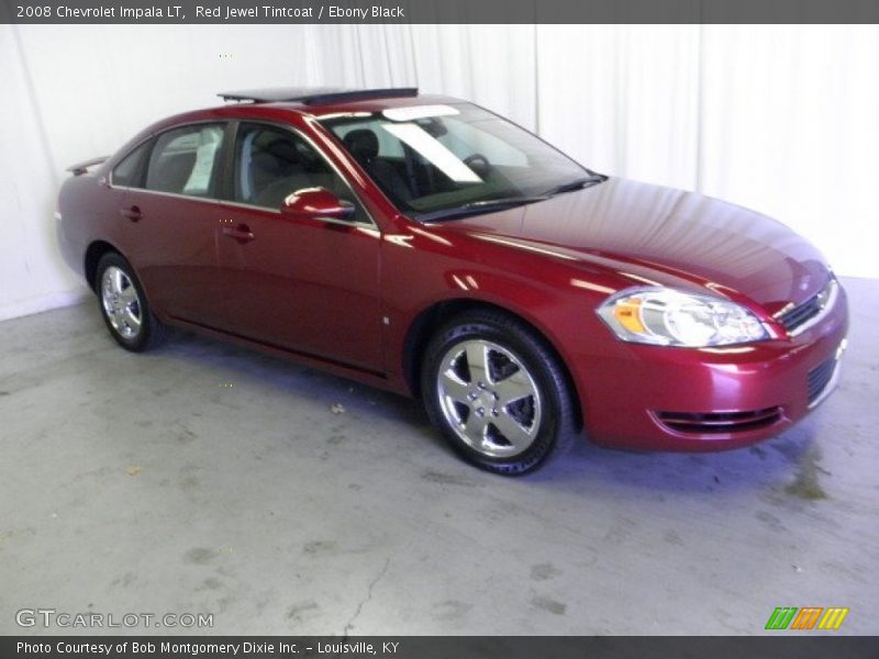 Red Jewel Tintcoat / Ebony Black 2008 Chevrolet Impala LT