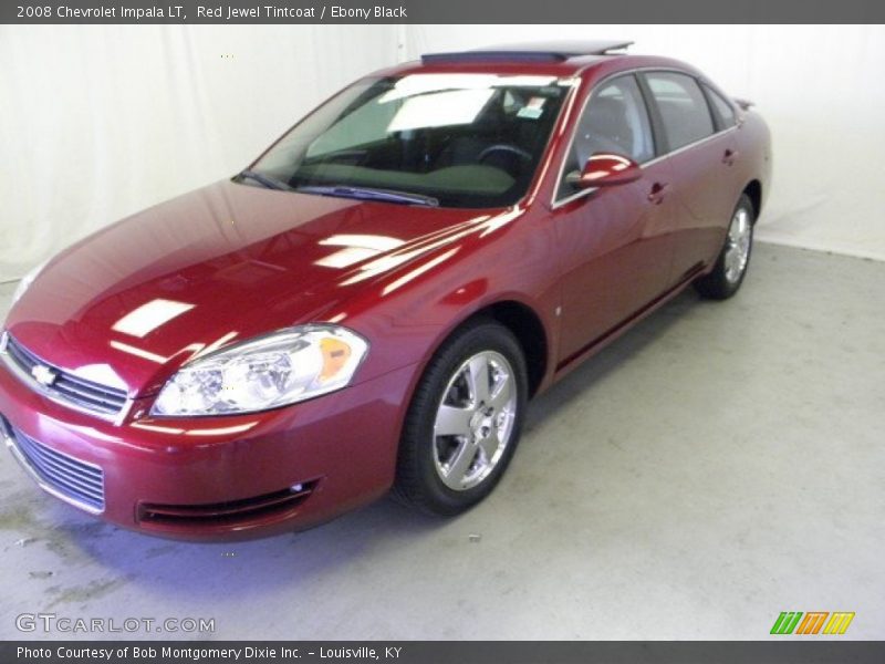Red Jewel Tintcoat / Ebony Black 2008 Chevrolet Impala LT